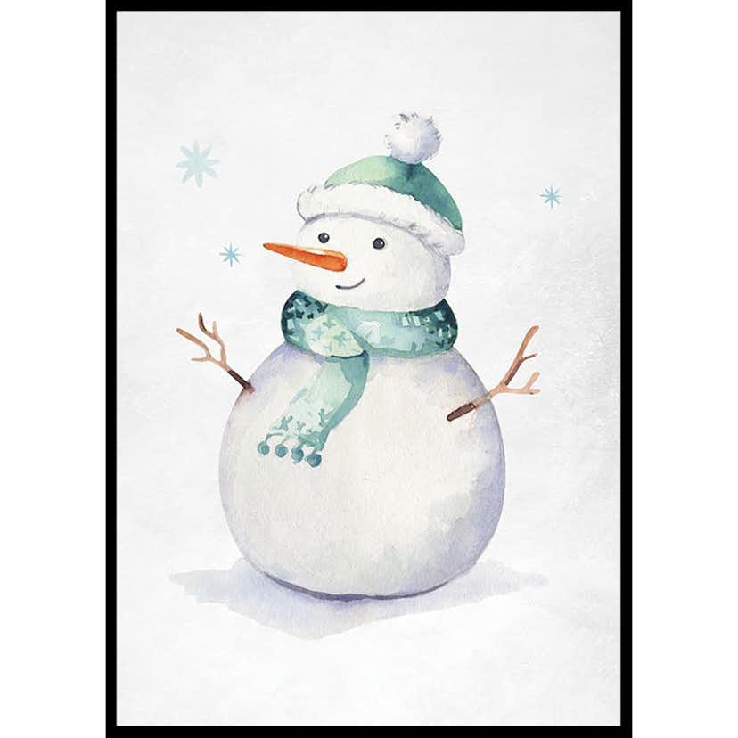 Poster Gallerix Happy Snowman