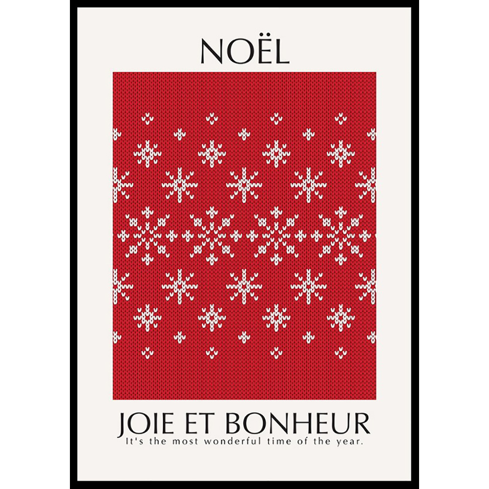 Poster Gallerix Noel Red No2