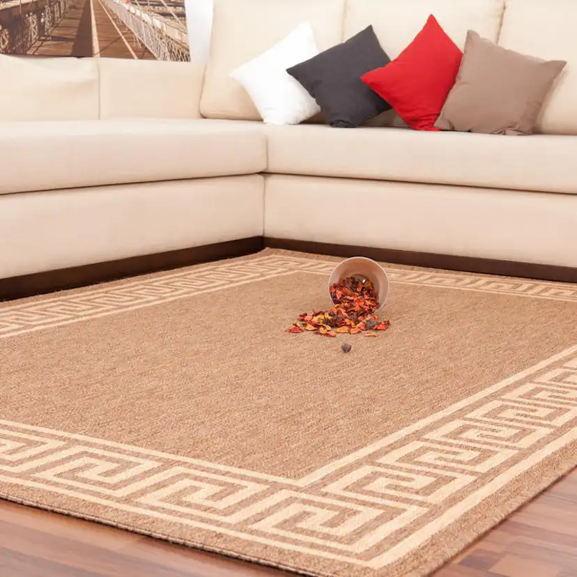 Flatvävd matta D-sign Lugrande