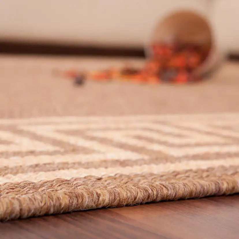 Flatvävd matta D-sign Lugrande