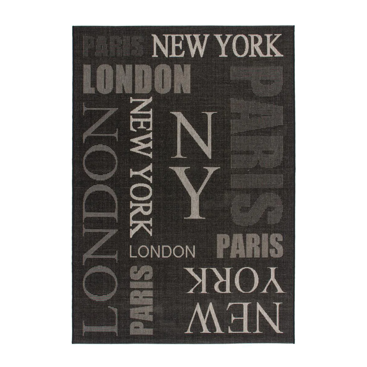 Flatvävd matta D-sign Manrseyry