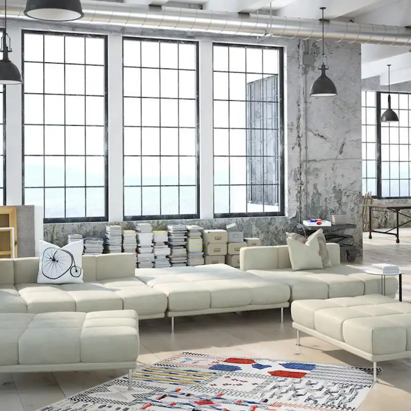 Handvävd matta D-sign Fingle Cuyaky Elfenben