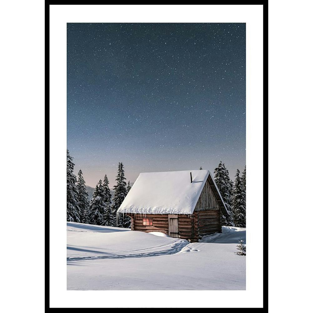 Poster Gallerix Cabin Under Stars
