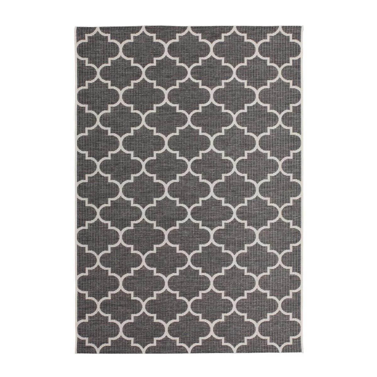 Flatvävd matta D-sign Lontrance Grå