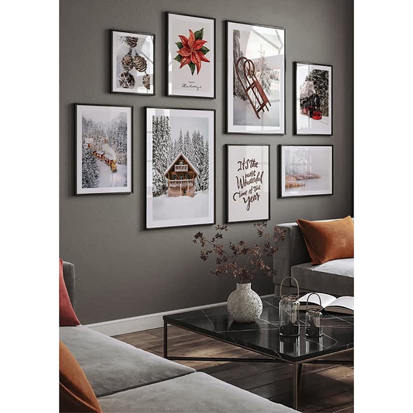 Poster Gallerix Cabin In Snow No4