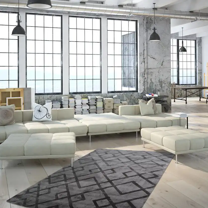 Handvävd Matta D-sign Venthend Jo