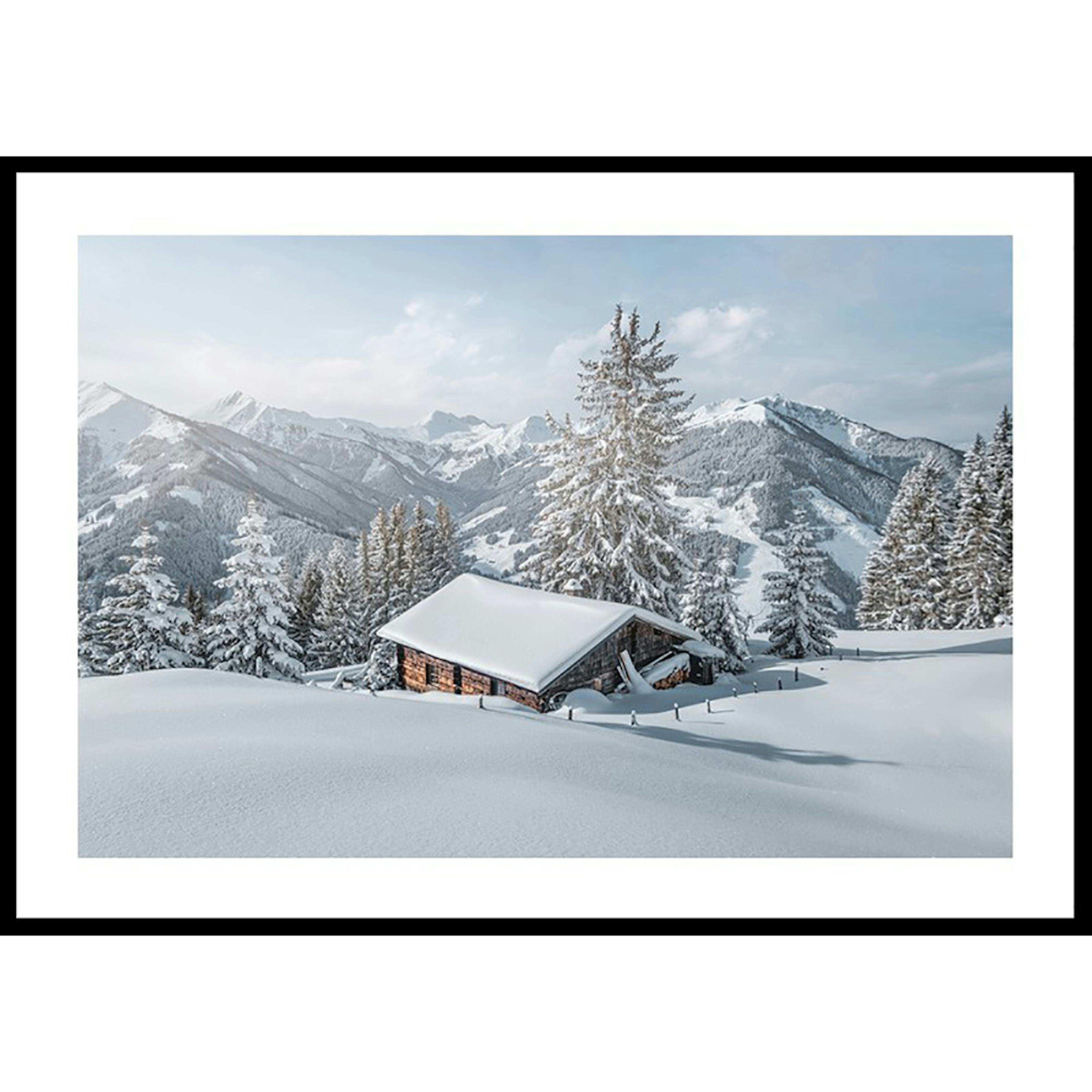 Poster Gallerix Cabin In Snow No2