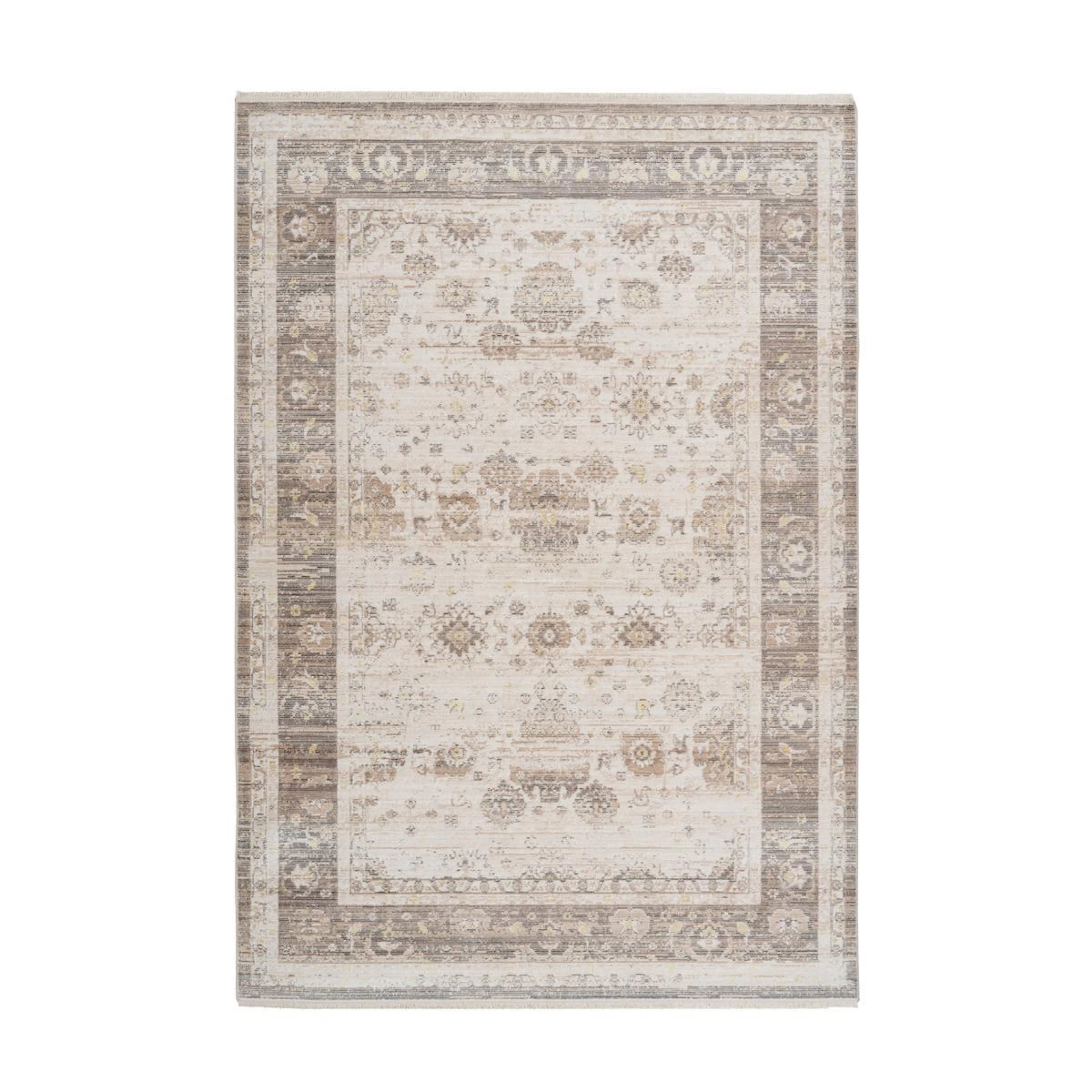 Flatvävd matta D-sign Gandeer Lat Beige