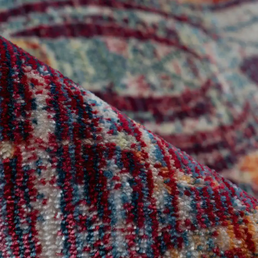 Flatvävd matta D-sign Stamac llo Flerfärgad