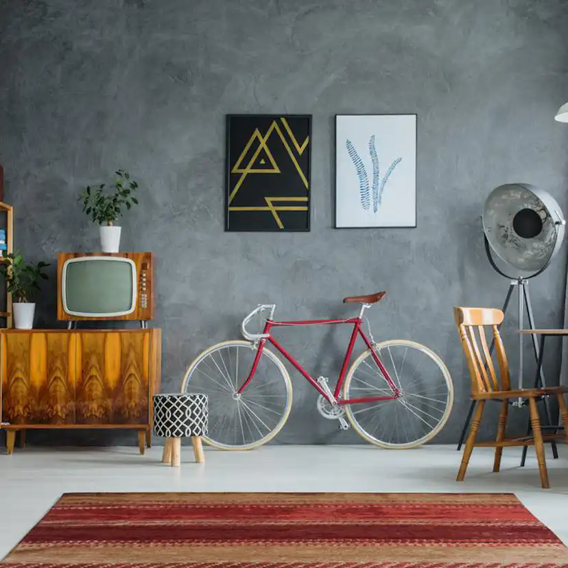 Flatvävd matta D-sign Drewgreatrich Dit Flerfärgad/Röd