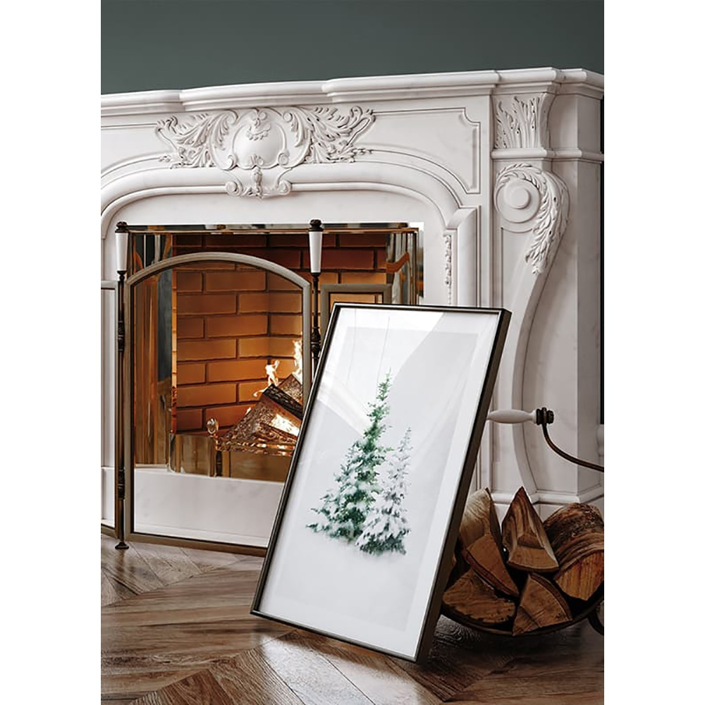 Poster Gallerix Watercolor Evergreen Trees