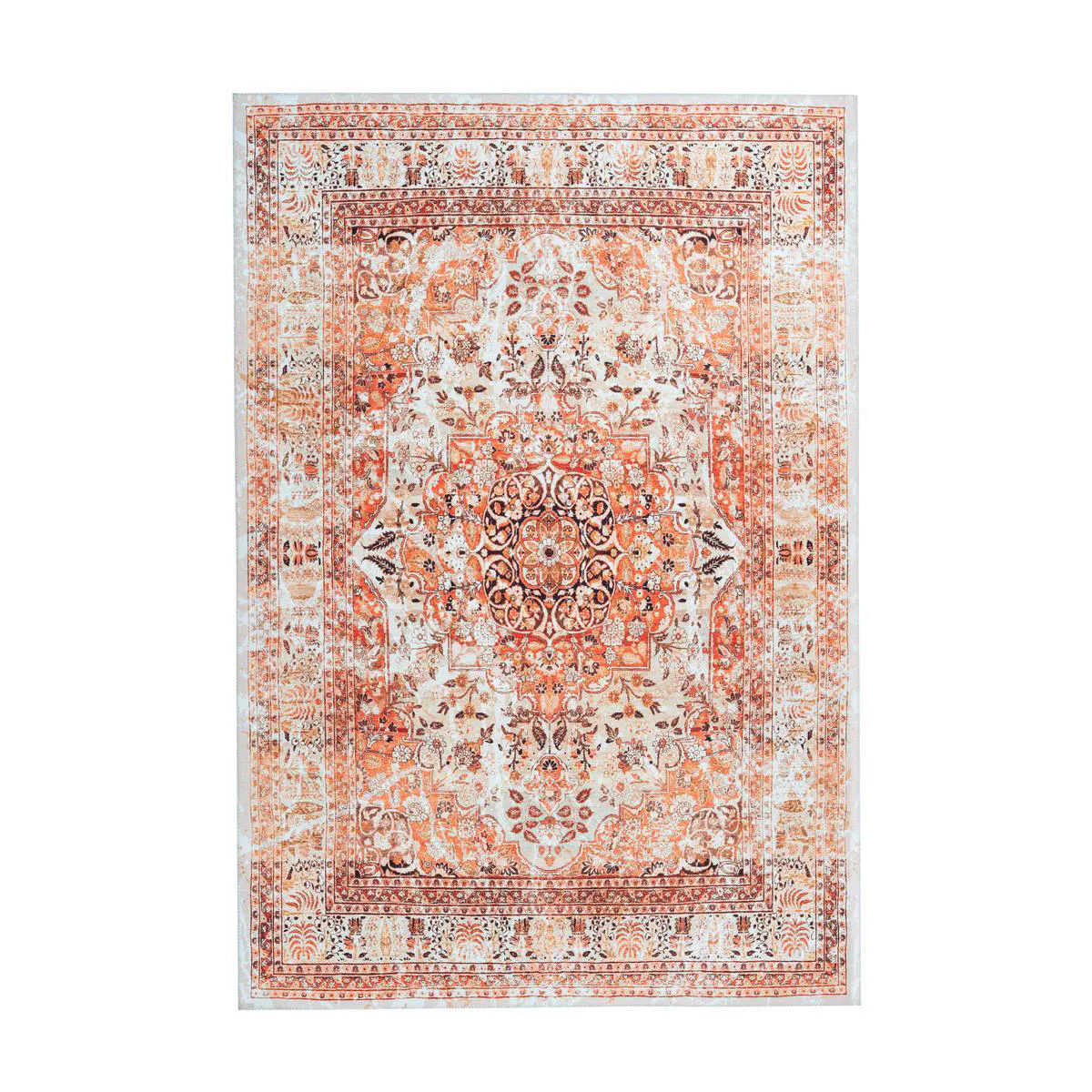 Flatvävd matta D-sign Wentgrave Gannio Orange/Beige