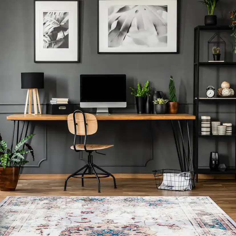 Flatvävd matta D-sign Wentgrave Riemat Flerfärgad/Brun