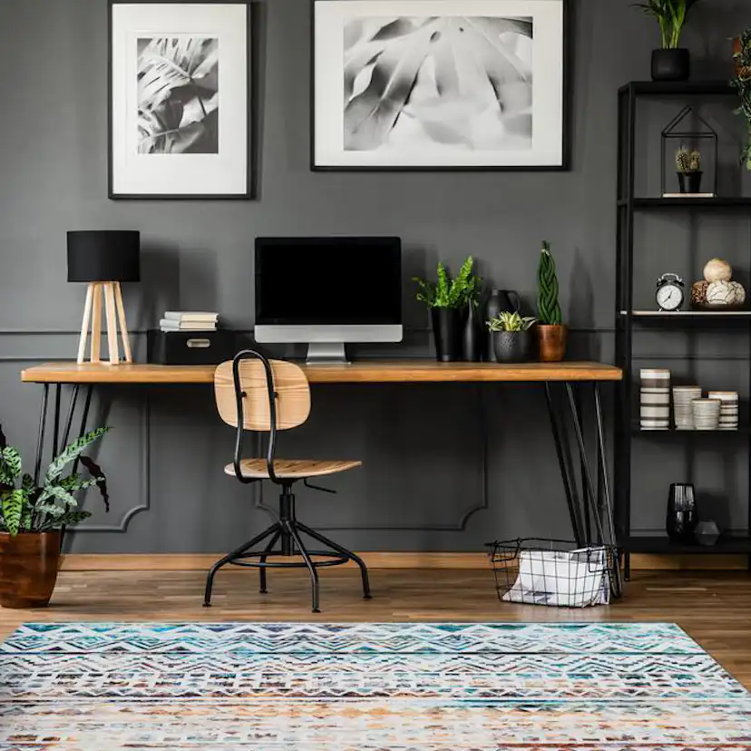 Flatvävd matta D-sign Wentgrave Mont Flerfärgad