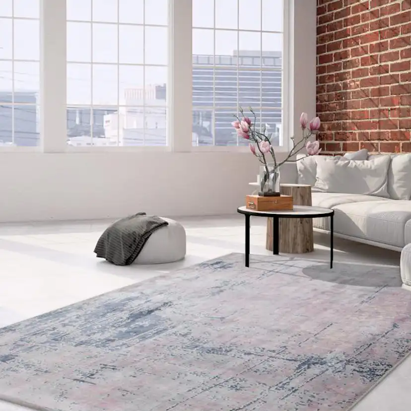 Handvävd matta D-sign Virsladewich San Flerfärgad