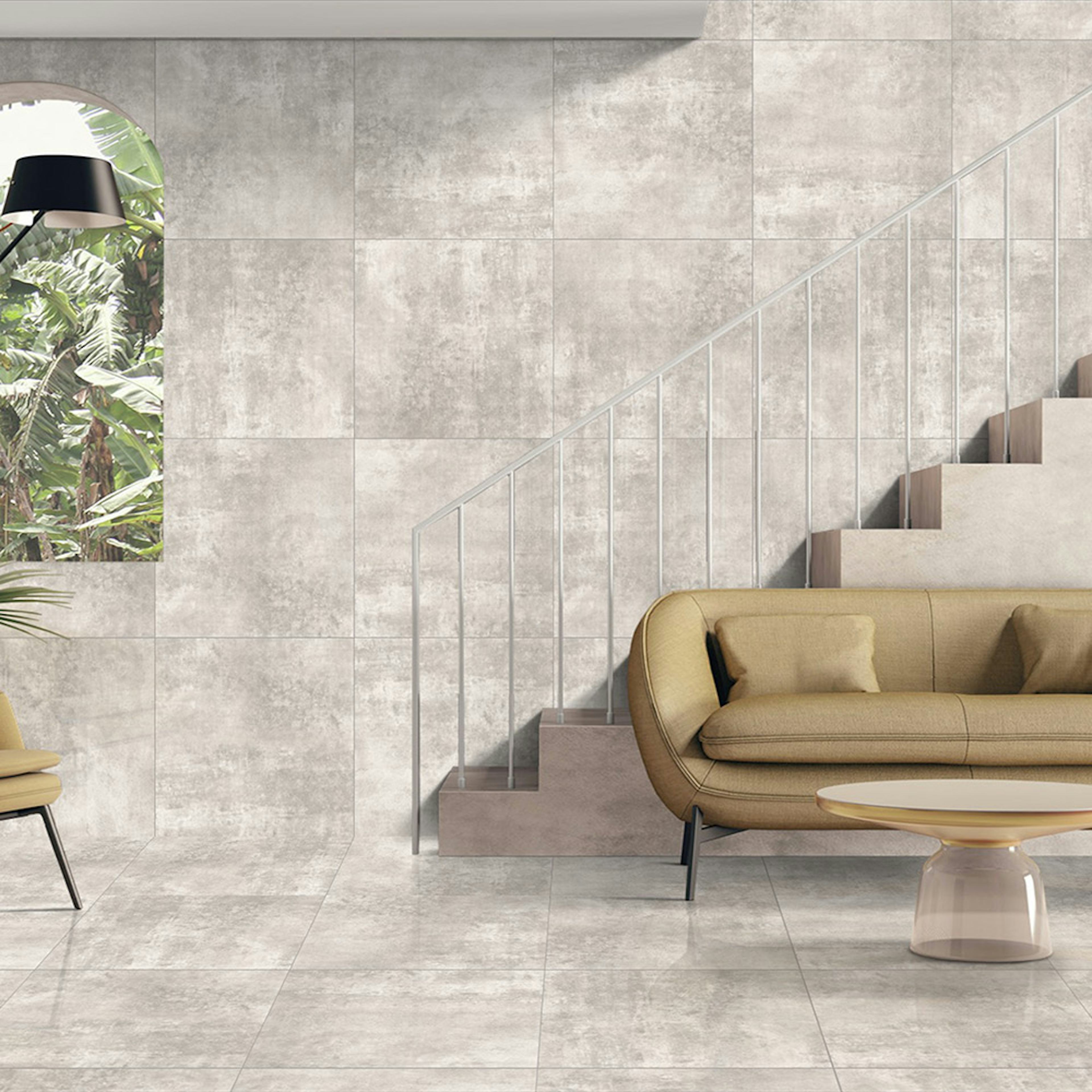 Klinker Netto Ceramika Cemento Siena Dark Grey Matt 60x60 cm