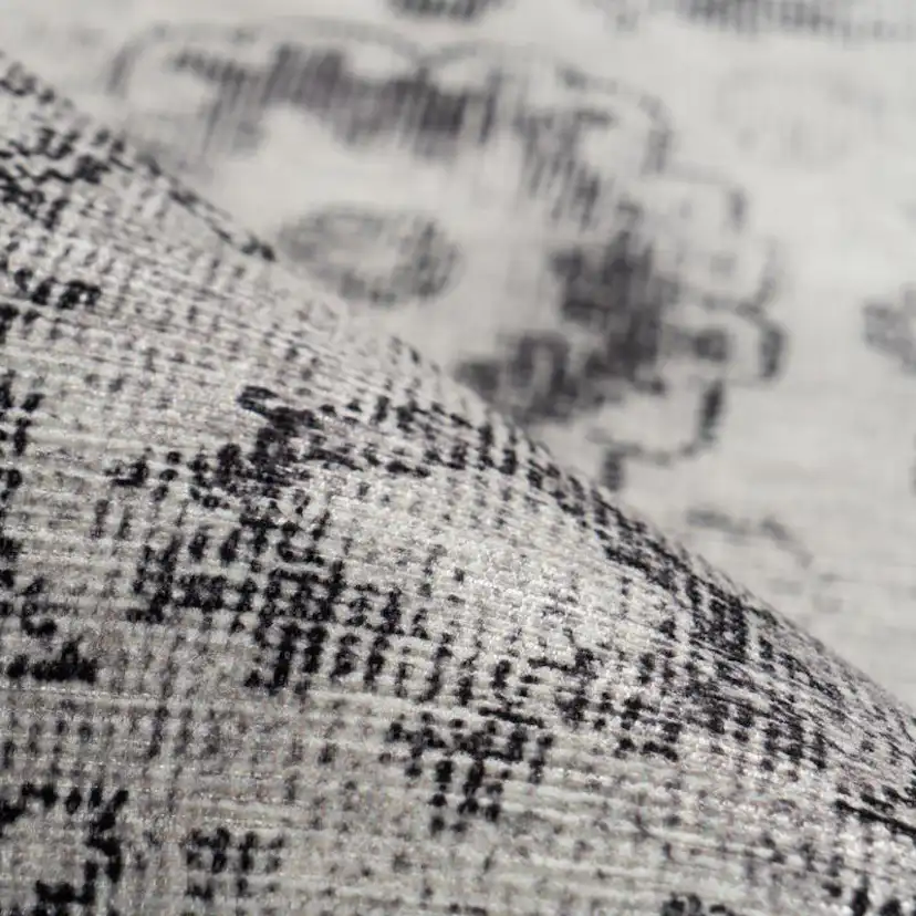 Flatvävd matta D-sign Auley Side Ljusgrå