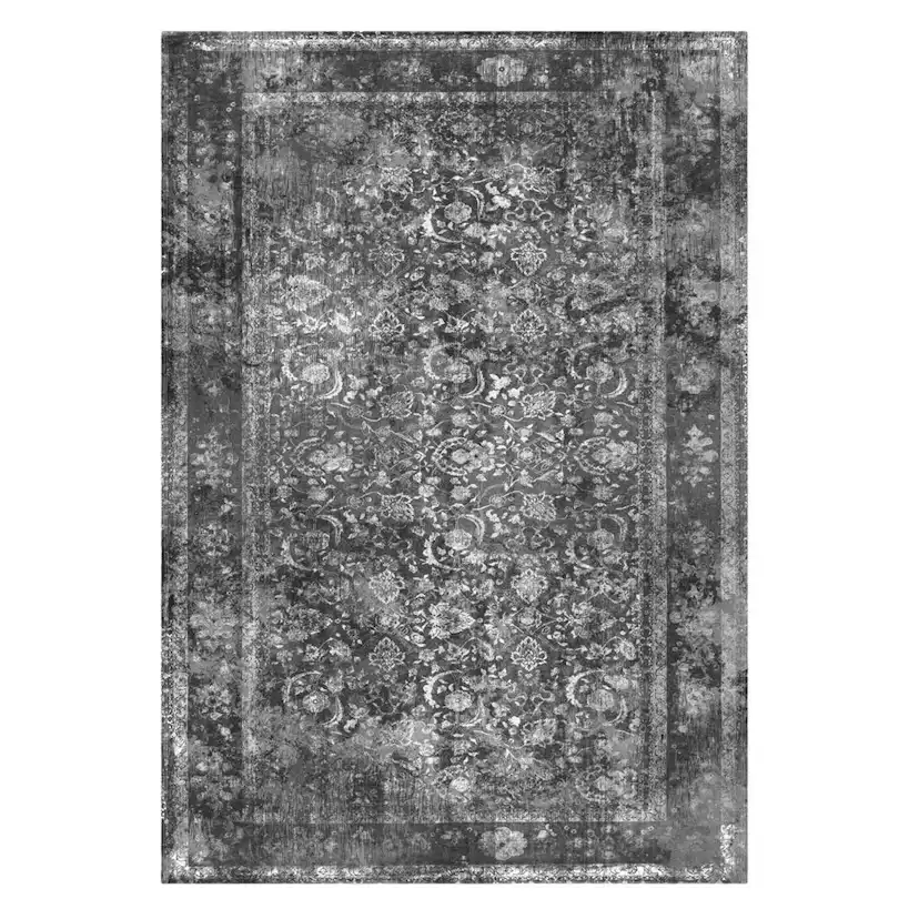 Flatvävd matta D-sign Vintage Rda Grå