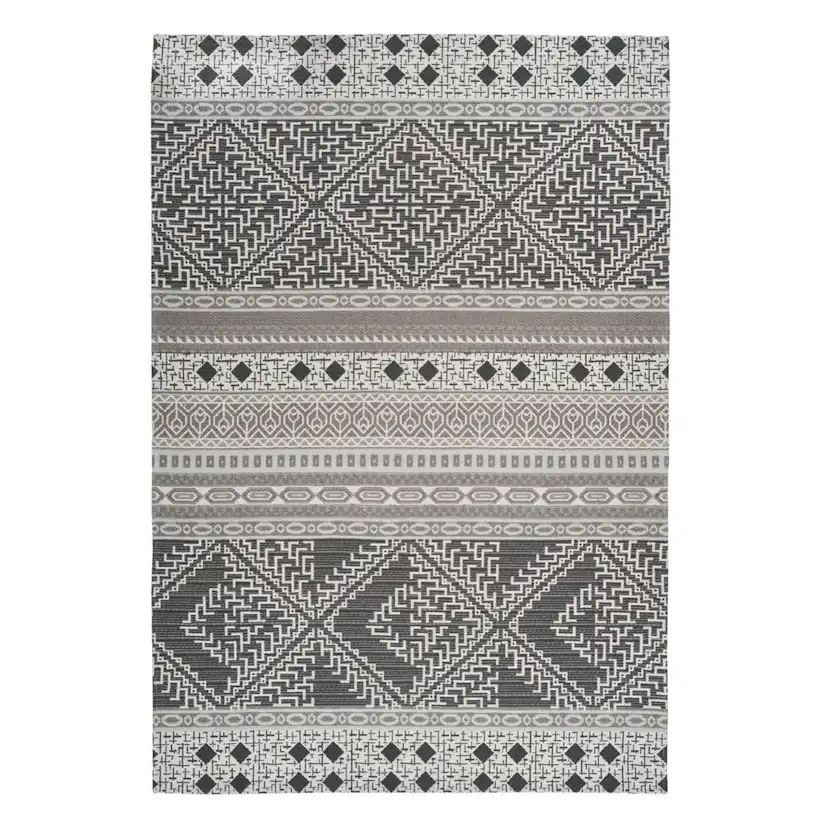 Utomhusmatta D-sign Clausri Lyd Taupe/Creme