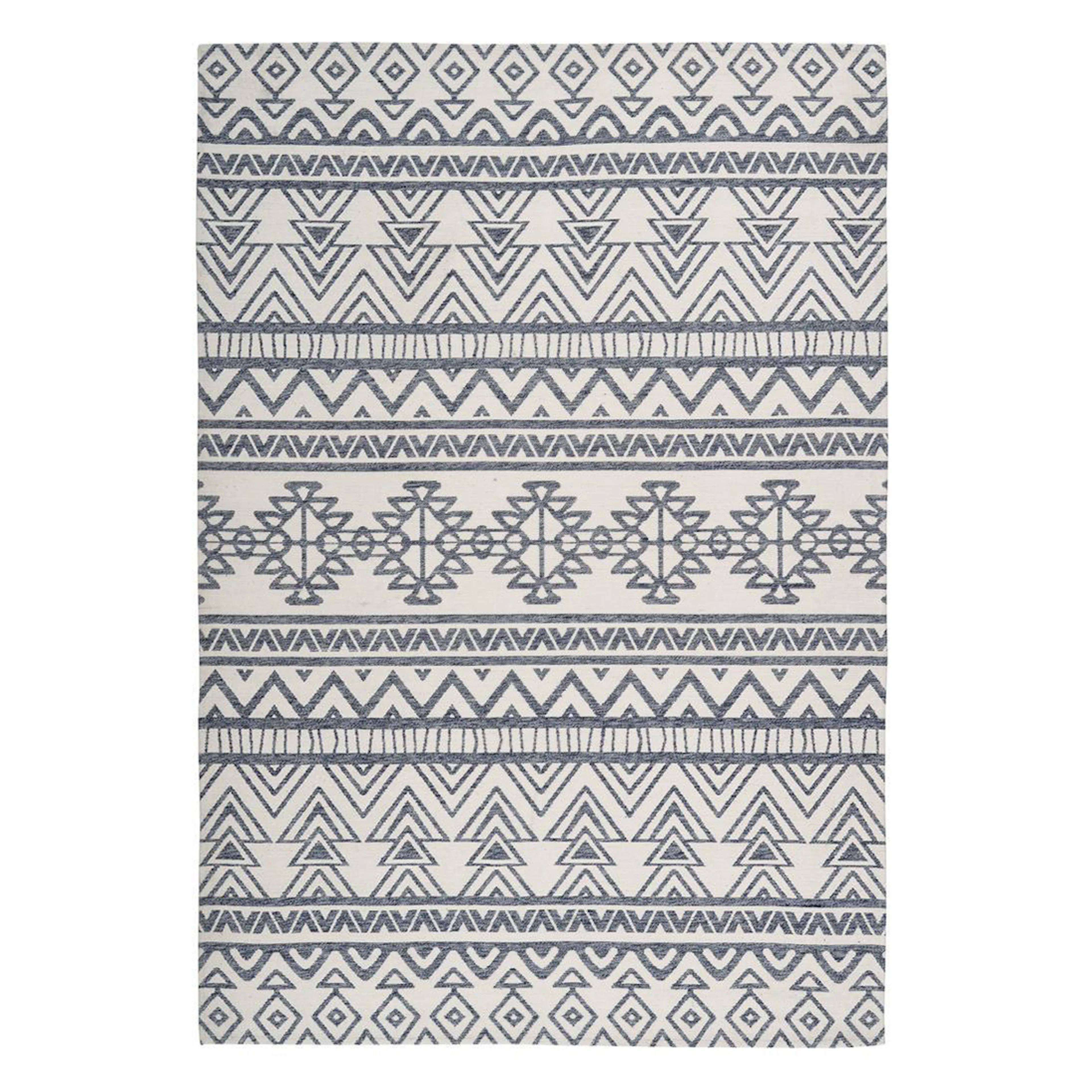 Utomhusmatta D-sign Clausri Lyt Antracit/Elfenben