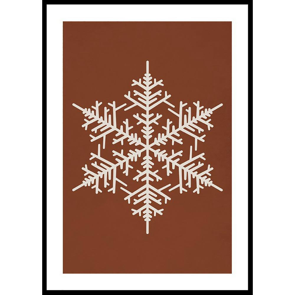 Poster Gallerix Snowflake WB