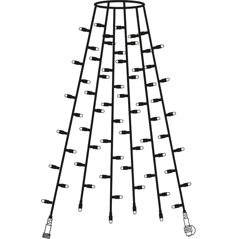 Ljusslinga Star Trading Extra System 24 Tree light Extra