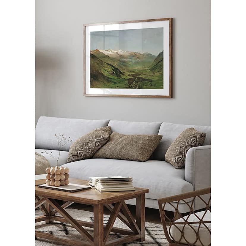 Poster Gallerix Das Gasteinertal I By Anton Romako