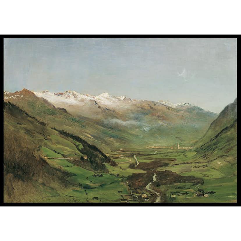 Poster Gallerix Das Gasteinertal I By Anton Romako