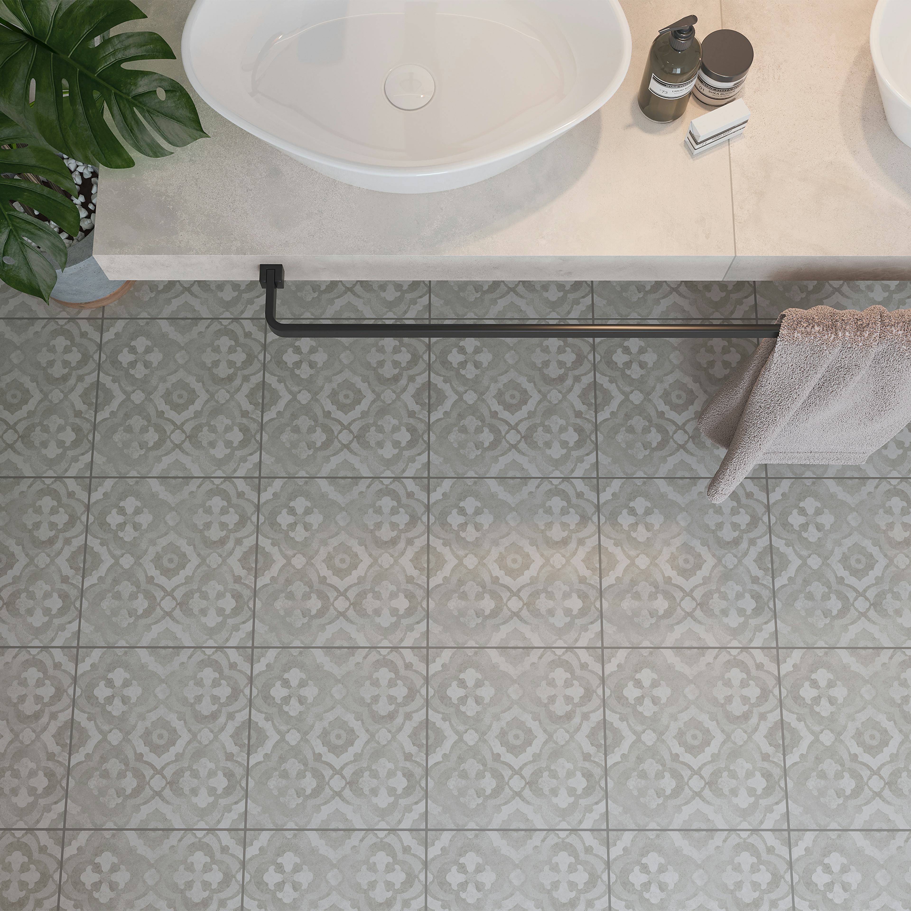 Klinker Arredo Kobe Ljusgrå Matt 30x30 cm