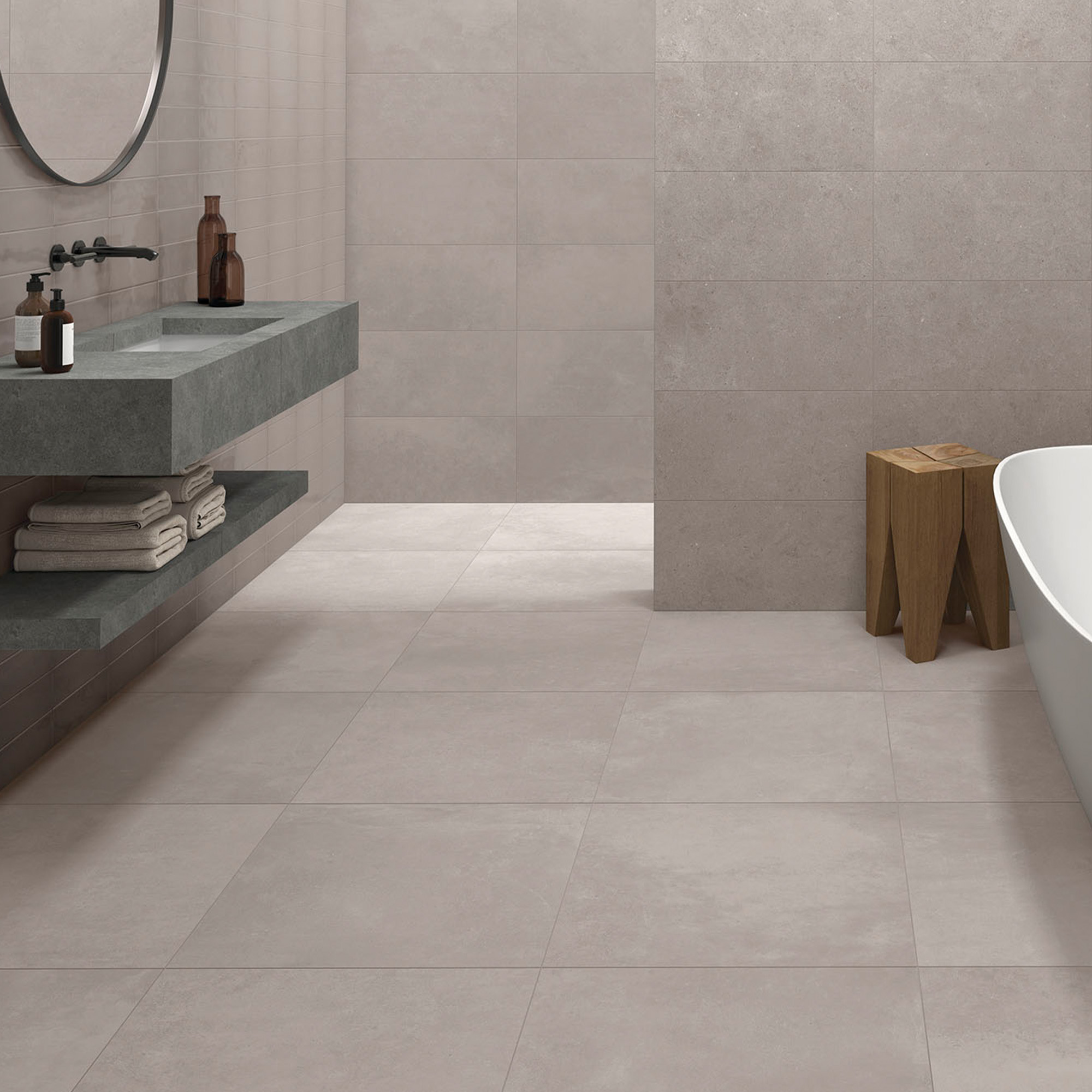 Klinker Arredo Flow Cement Ash 60x60 cm