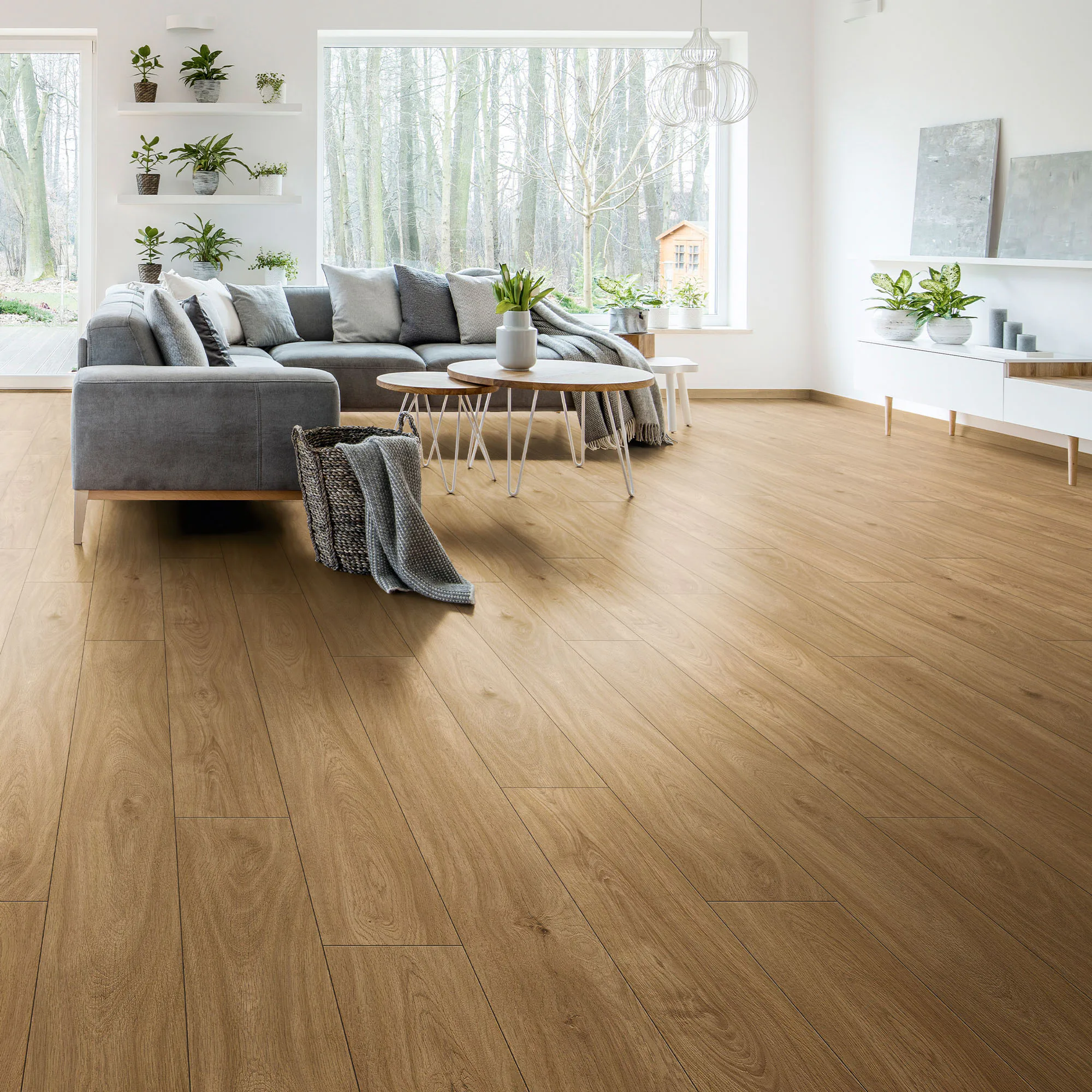 Laminatgolv Nordic Floor Plank Longboard Ek Natur 1-Stav