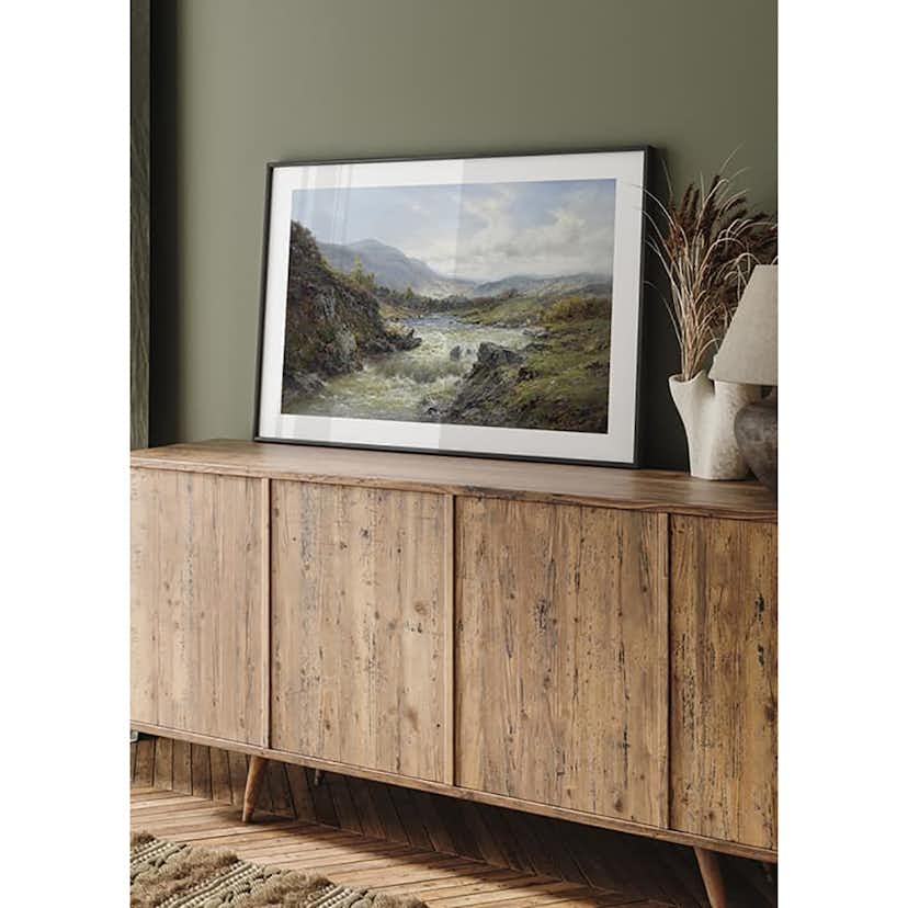 Poster Gallerix Falls Of The Tay By Alfred de Breanski Sr