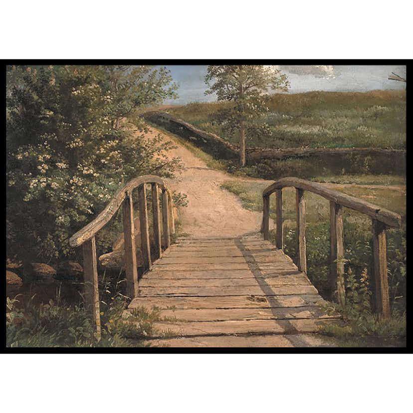 Poster Gallerix Broen Over Kirkegårdsåen I Assens By Dankvart Dreyer