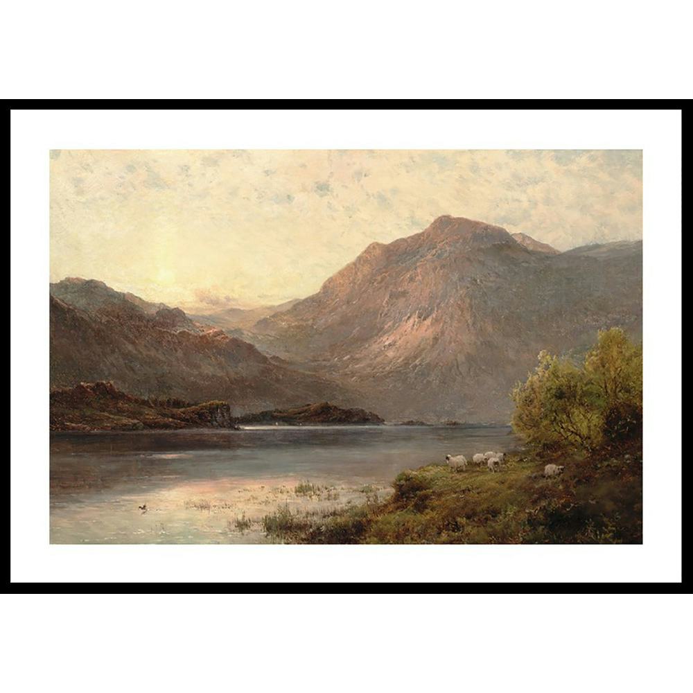 Poster Gallerix The Islands Of Loch Maree By Alfred De Bréanski