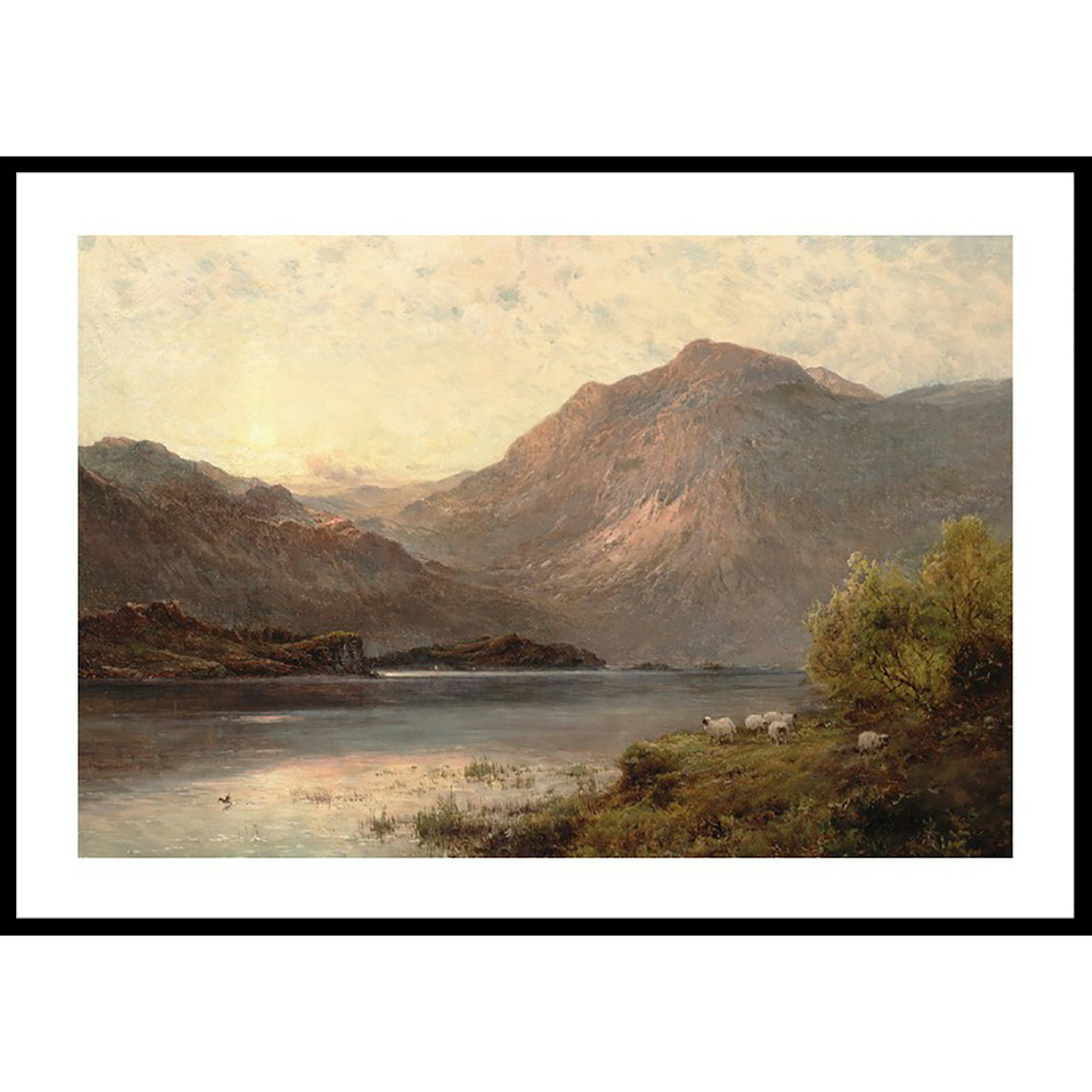 Poster Gallerix The Islands Of Loch Maree By Alfred De Bréanski