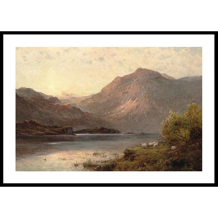 Poster Gallerix The Islands Of Loch Maree By Alfred De Bréanski