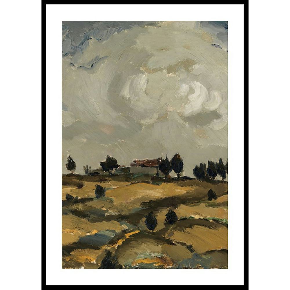 Poster Gallerix Autumn Landscape With Clouds By Ilmari Aalto