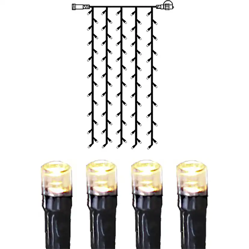 Ljusgardin Star Trading Extra System Decor 100L