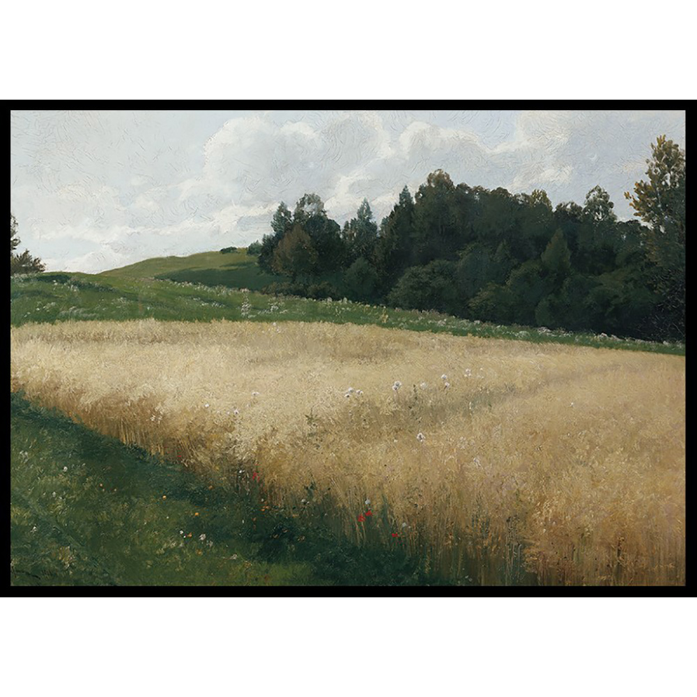 Poster Gallerix Das Haferfeld By Adolf Kaufmann