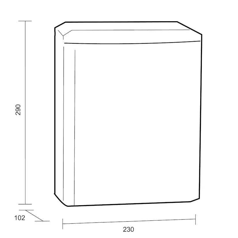 Sanitetspåshållare Katrin Rostfri