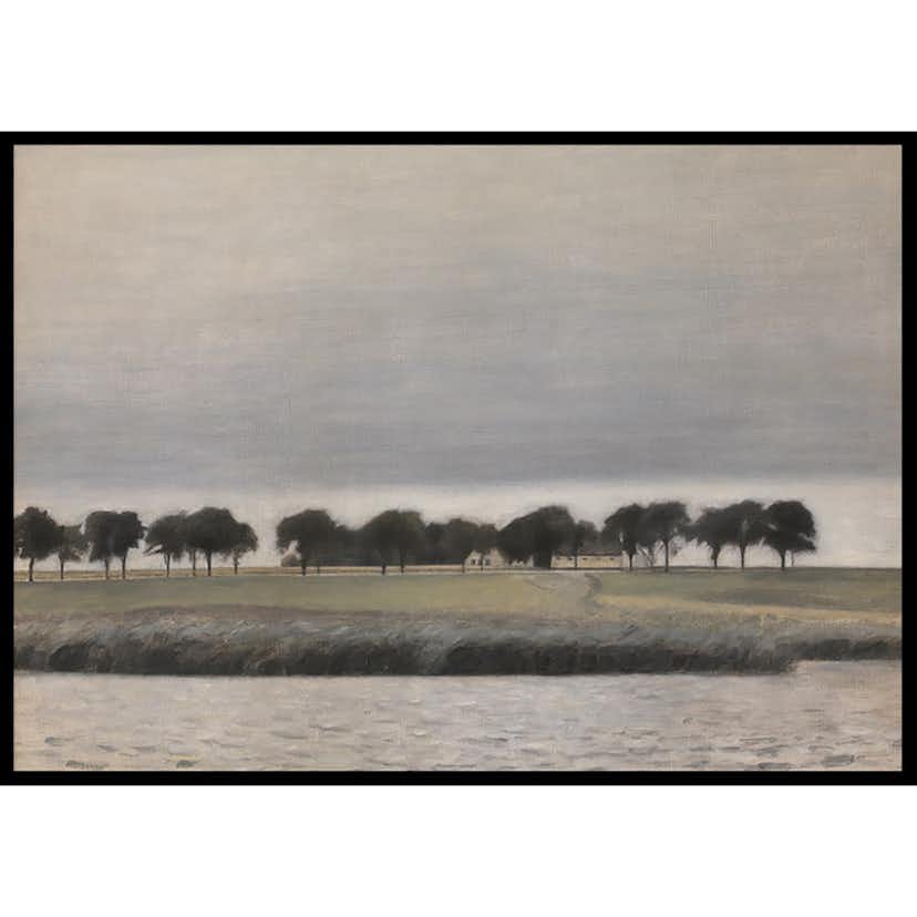 Poster Gallerix Forstodie til Solregn Gentofte Sø By Vilhelm Hammershøi