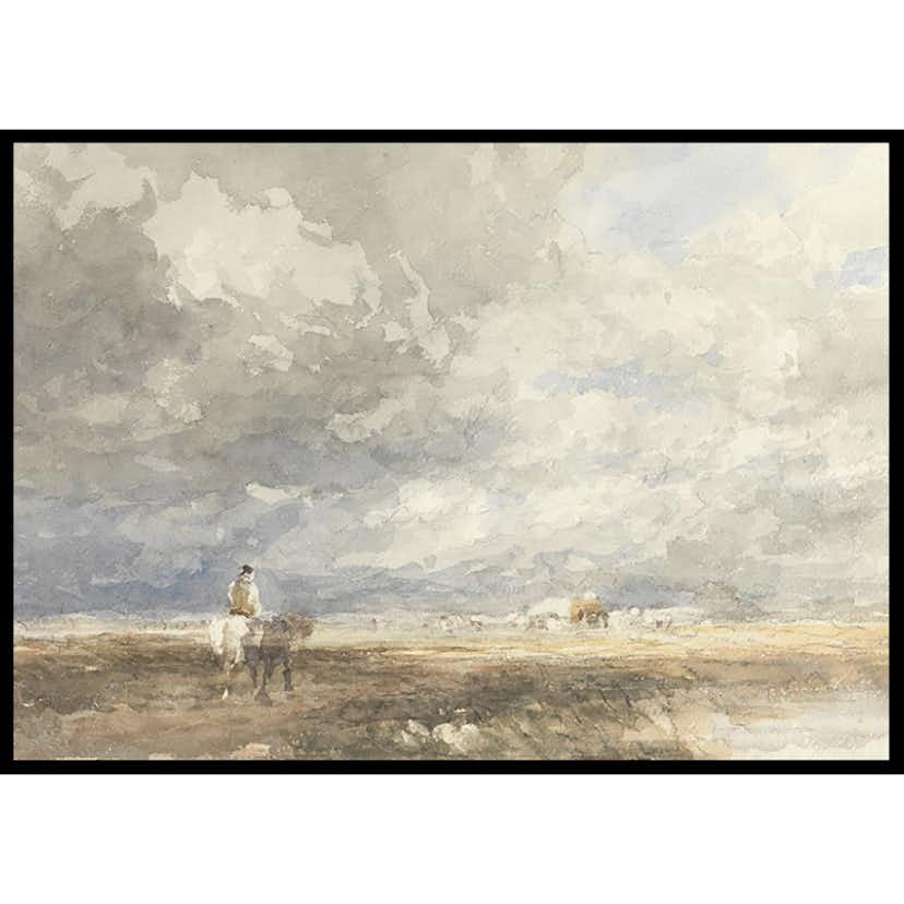 Poster Gallerix Going To The Hayfield By David Cox