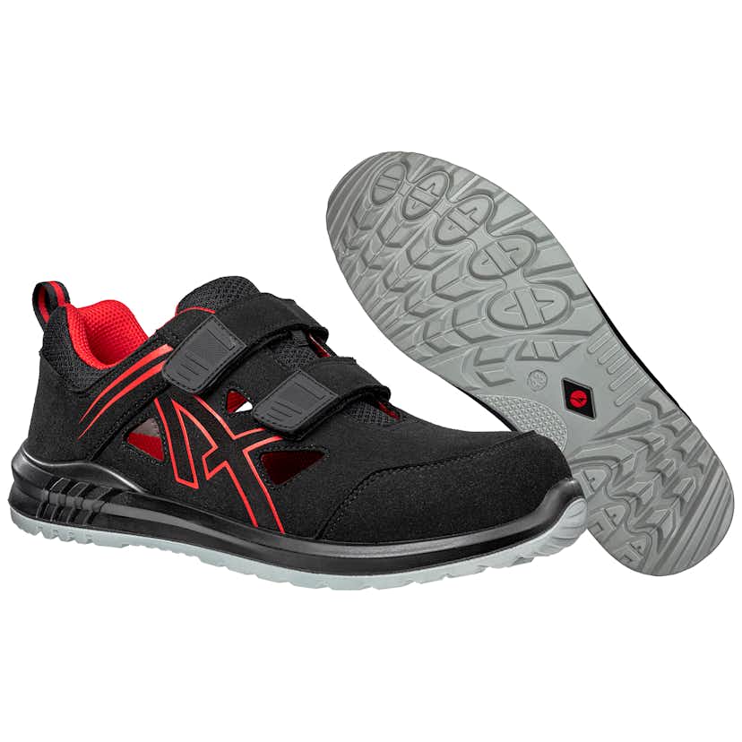 Skyddssandal Albatros 648780 Svart/Röd