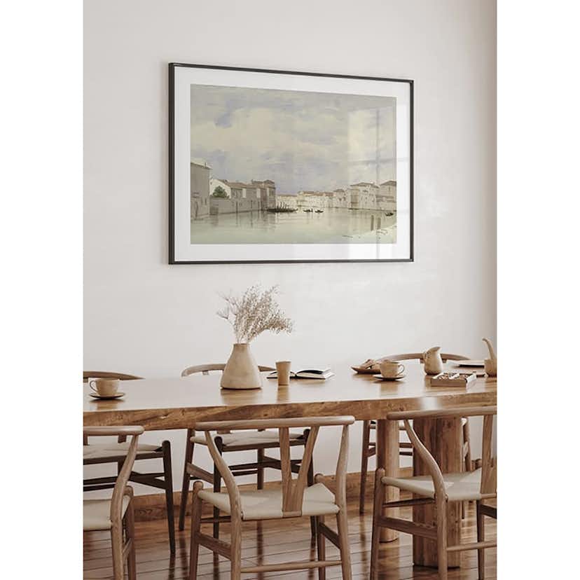 Poster Gallerix Kanal In Venedig By Carl Theodor Reiffenstein