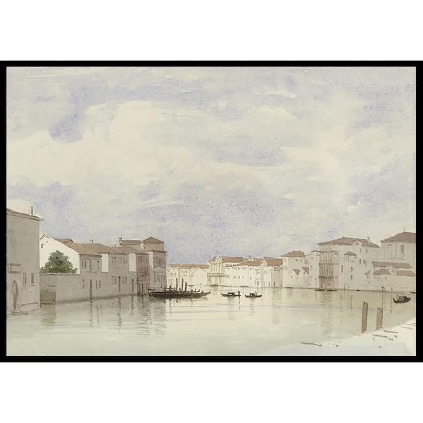 Poster Gallerix Kanal In Venedig By Carl Theodor Reiffenstein