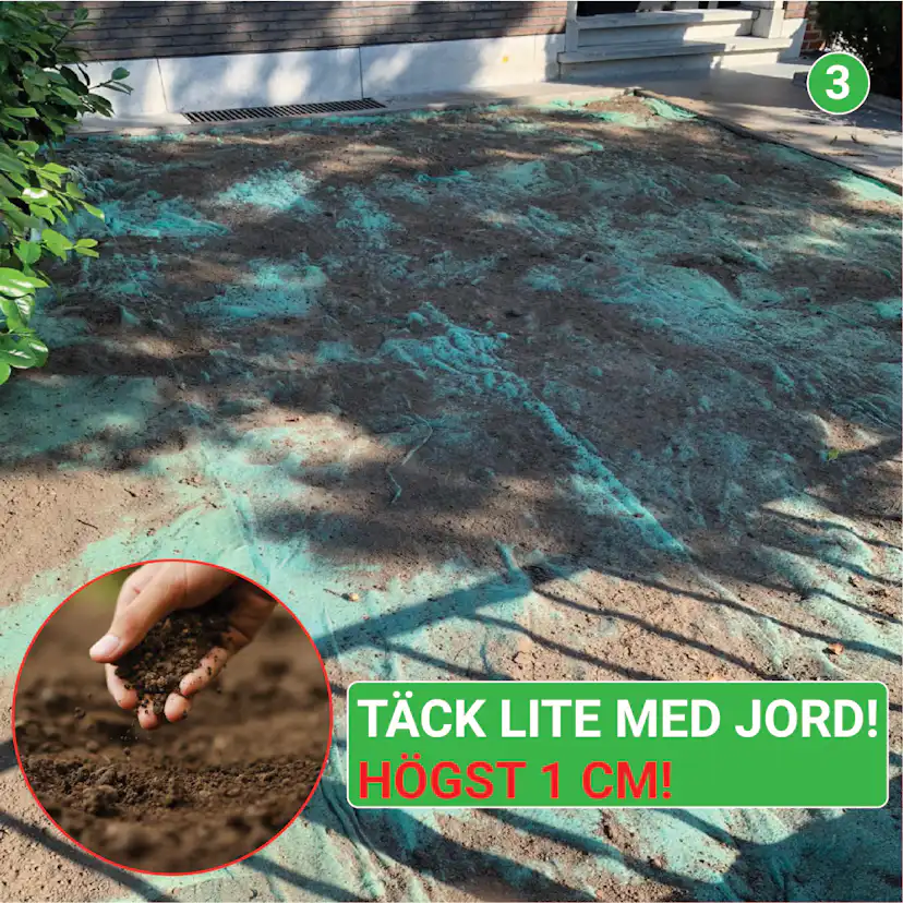 Gräsfrö Turfquick Reparera 5 kvm Gräsmatta för Återställning & Förbättring