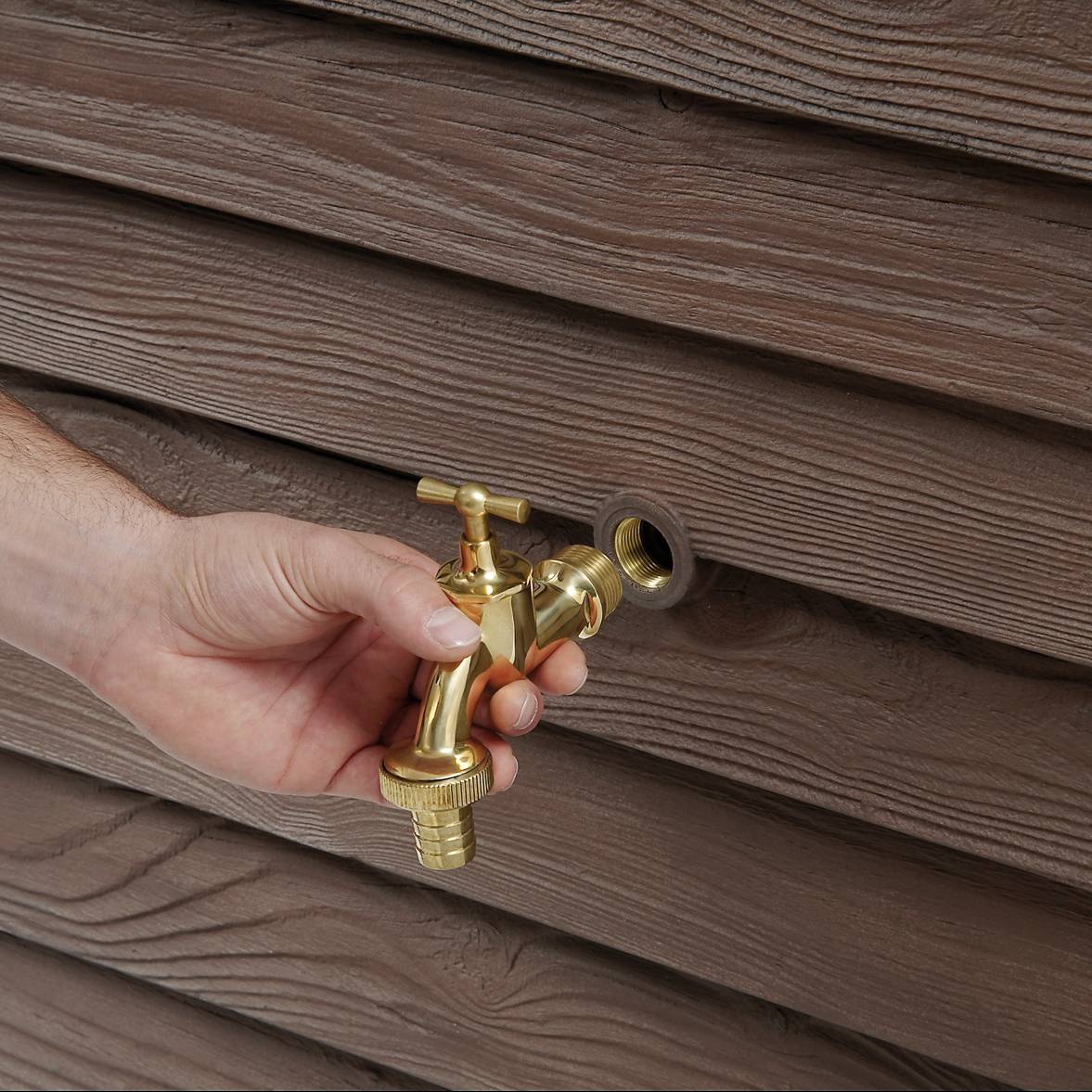 Avloppskran Garantia till Regnvattentunna med Teflon Tätningstejp