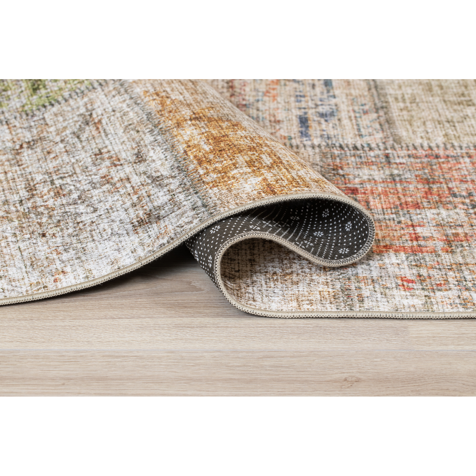 Wiltonmatta KM Carpets Amber Patch Färgglad Polyester