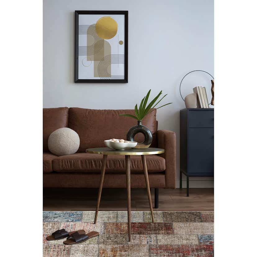 Wiltonmatta KM Carpets Amber Patch Färgglad Polyester