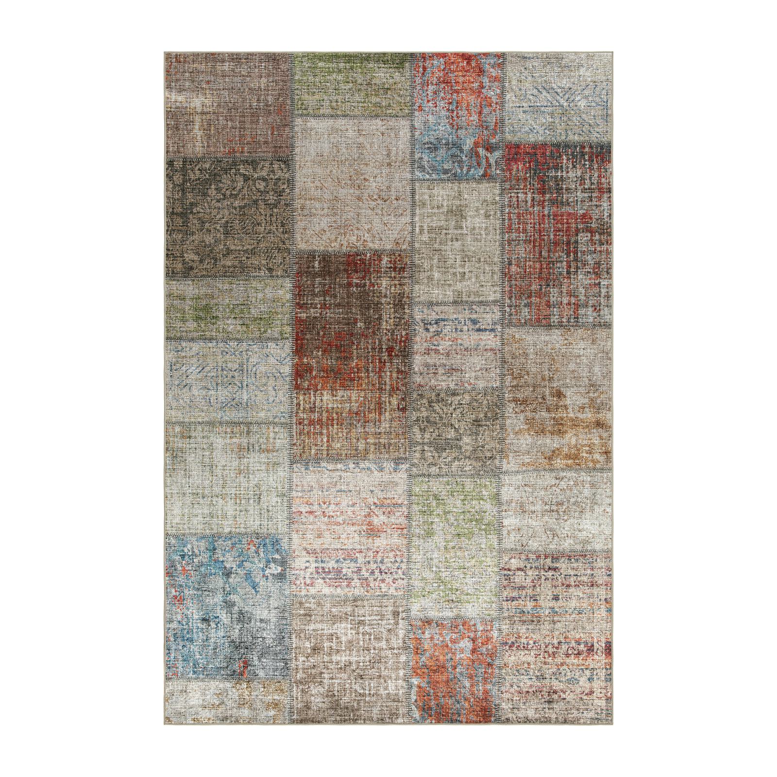 Wiltonmatta KM Carpets Amber Patch Färgglad Polyester